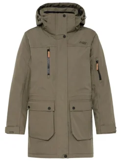 North Bend Damen Outdoorjacke - NBWanda in schlamm