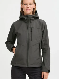North Bend Damen Softshelljacke - NBRosa in grau