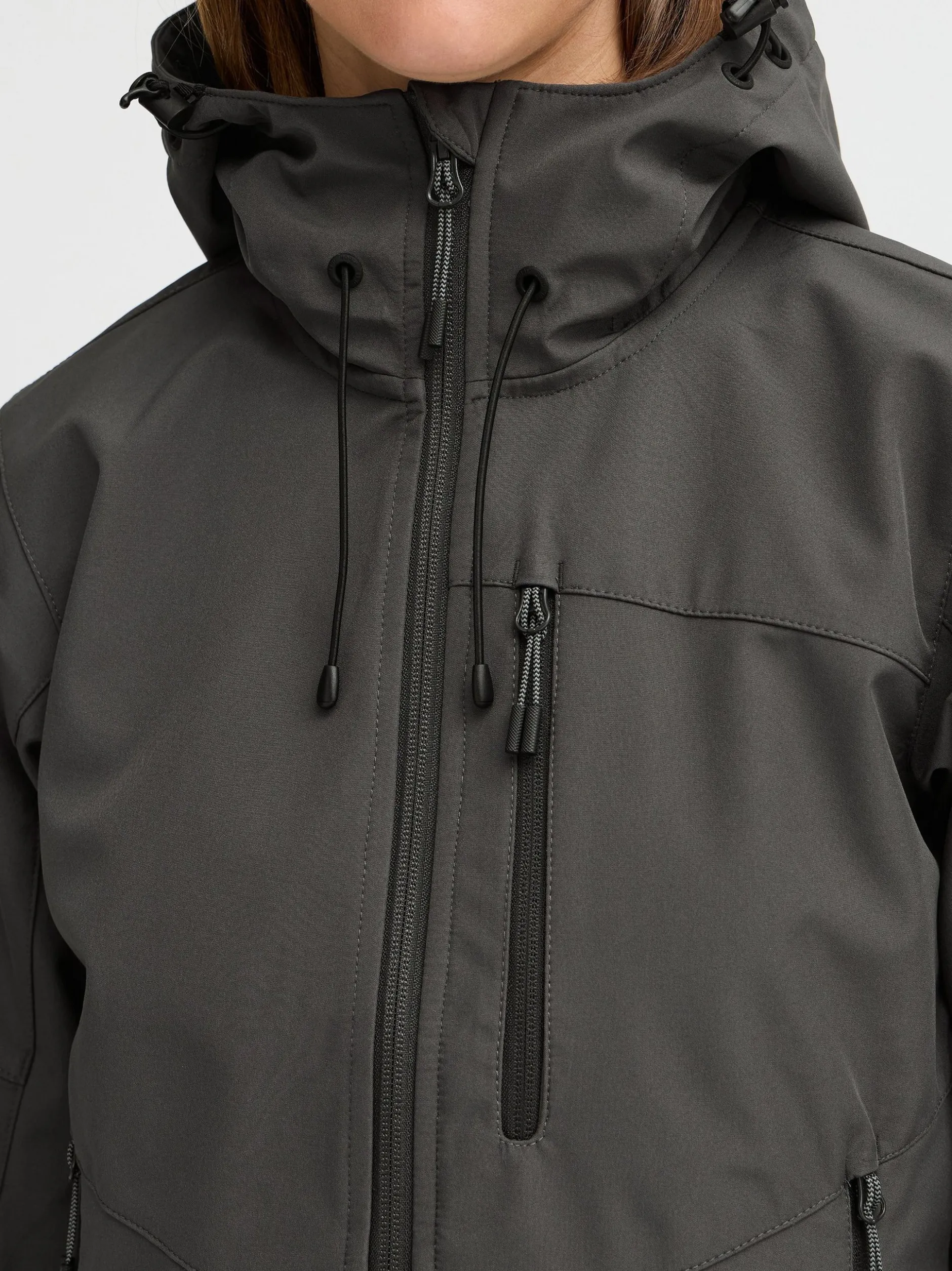 North Bend Damen Softshelljacke - NBRosa in grau