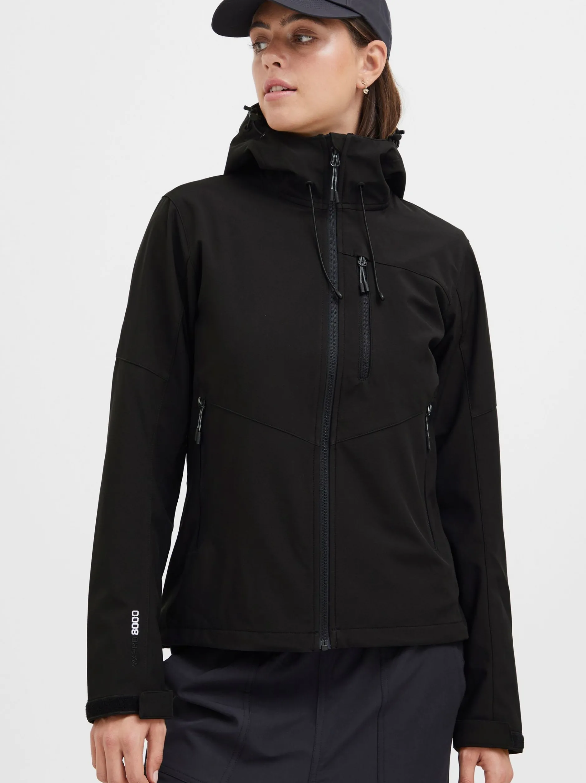 North Bend Damen Softshelljacke - NBRosa in schwarz
