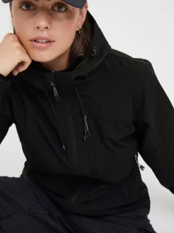 North Bend Damen Softshelljacke - NBRosa in schwarz