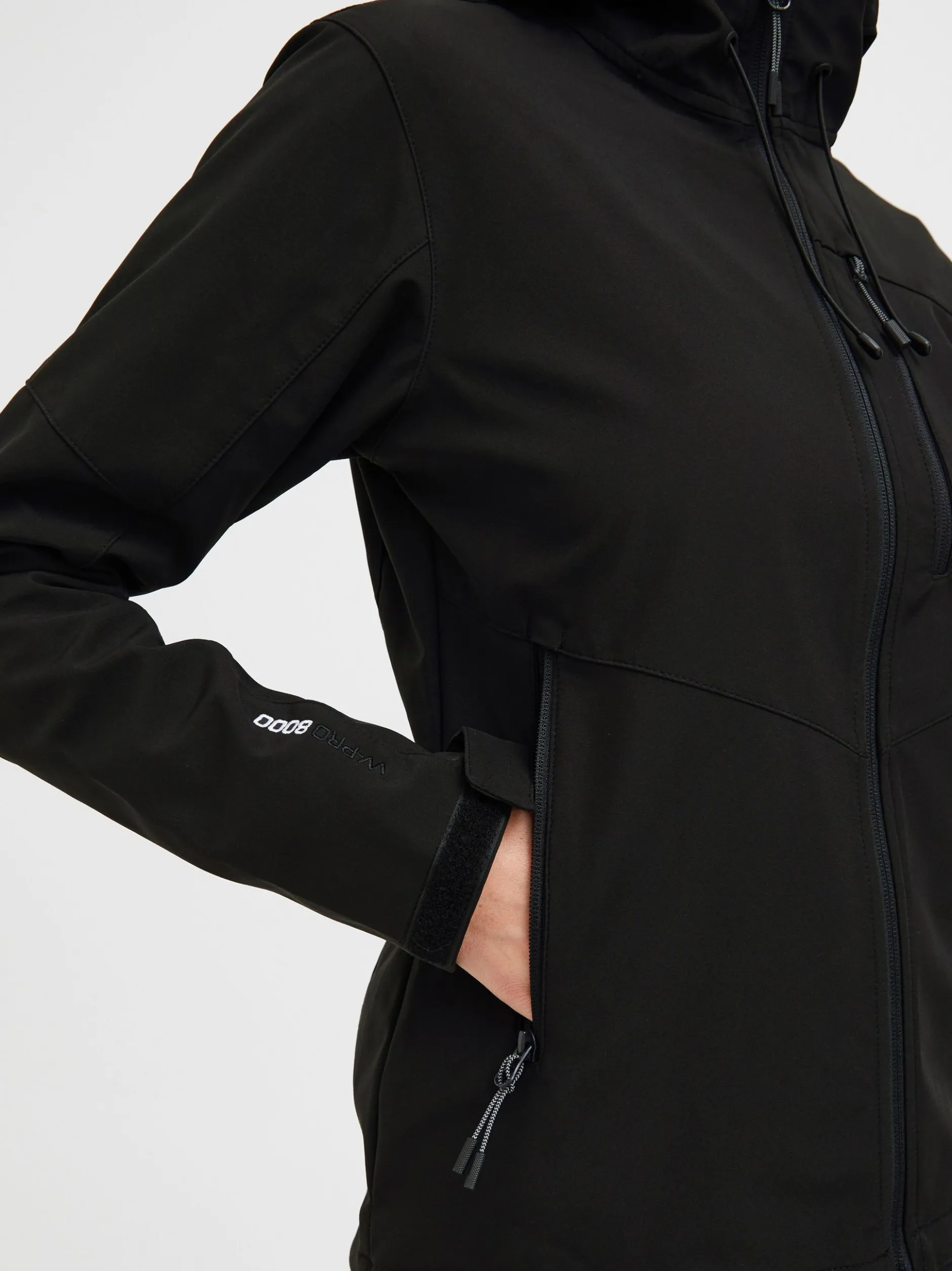 North Bend Damen Softshelljacke - NBRosa in schwarz