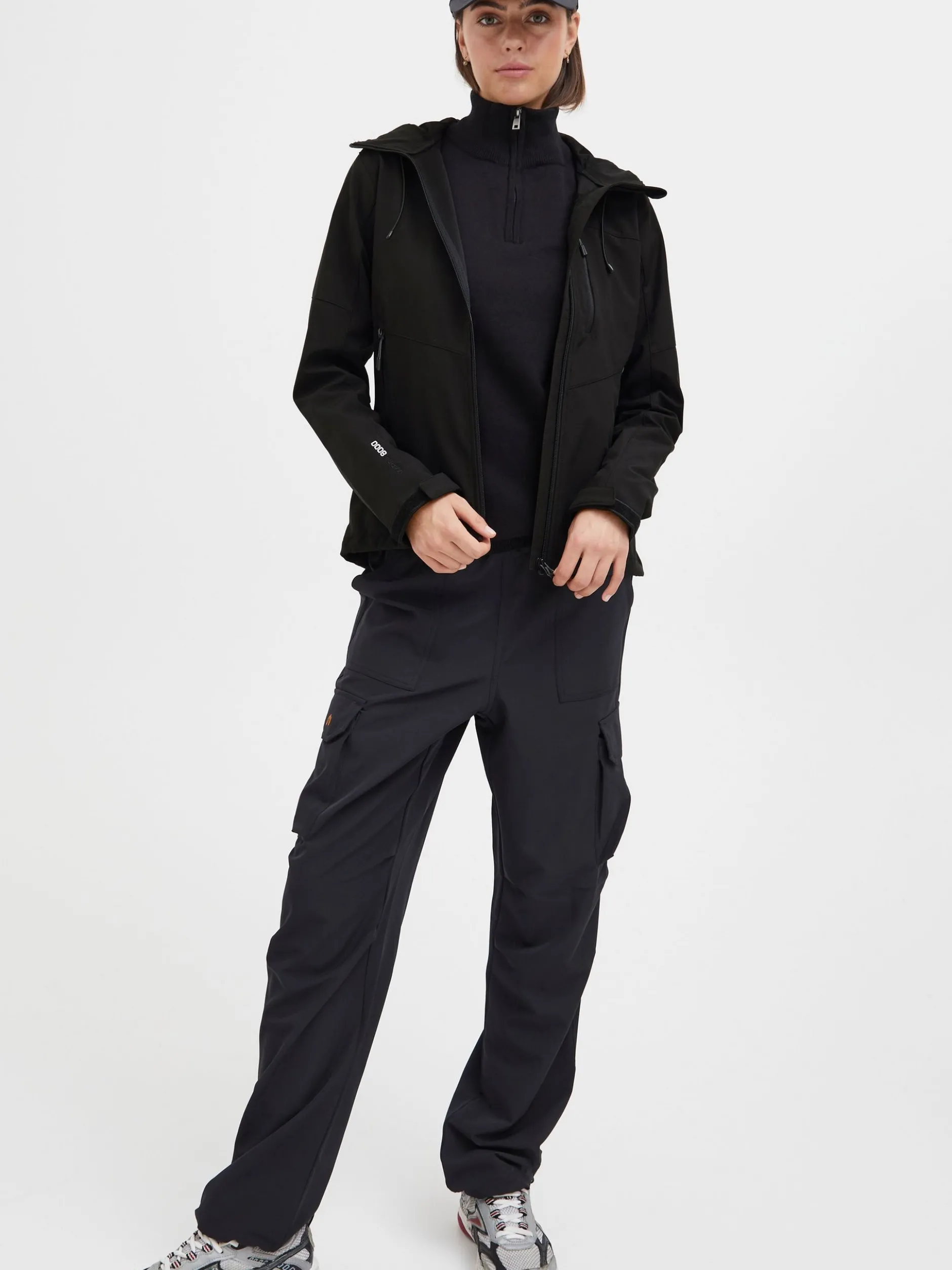 North Bend Damen Softshelljacke - NBRosa in schwarz