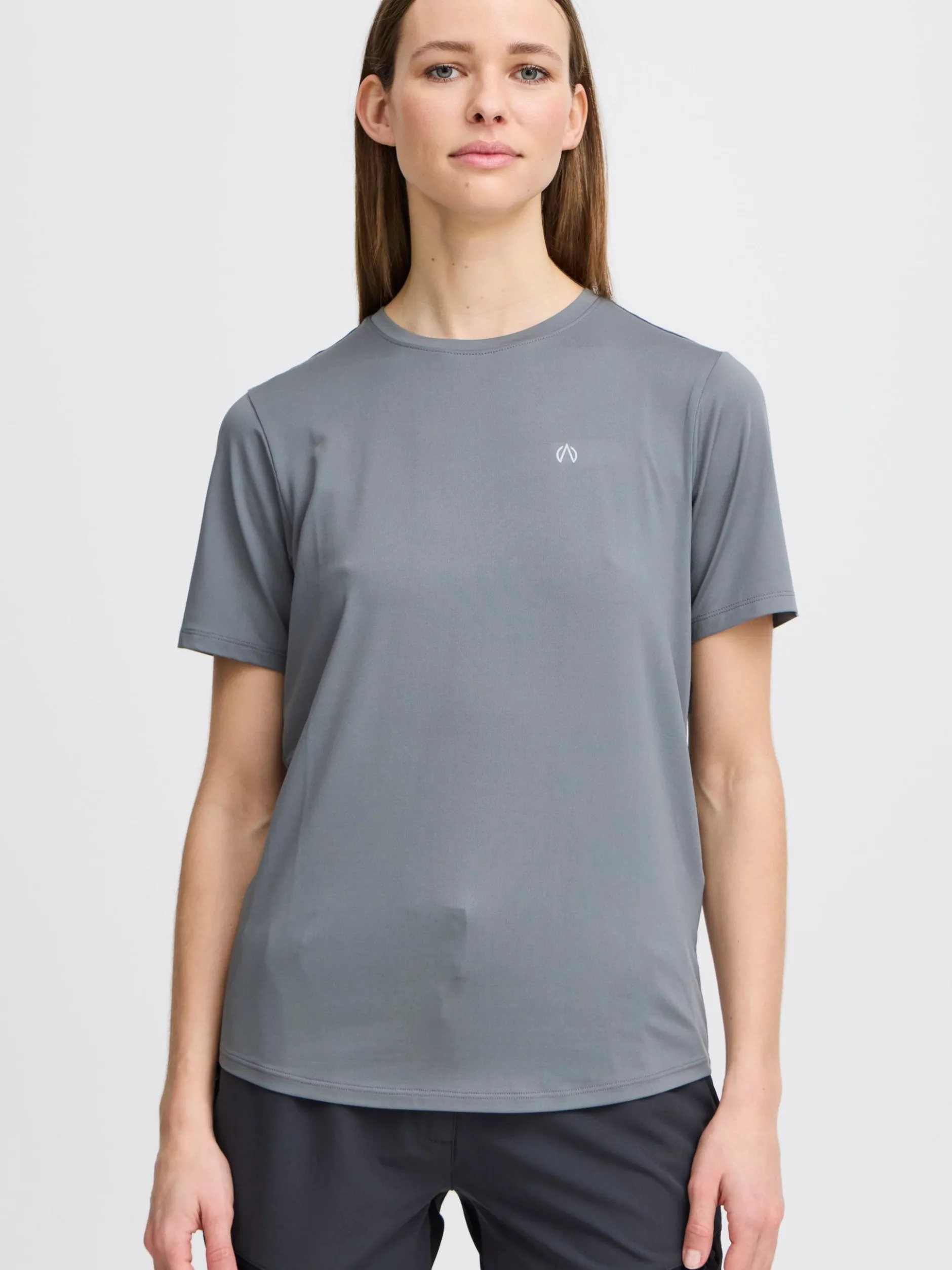 North Bend Damen T-Shirt - NBTaga in grau