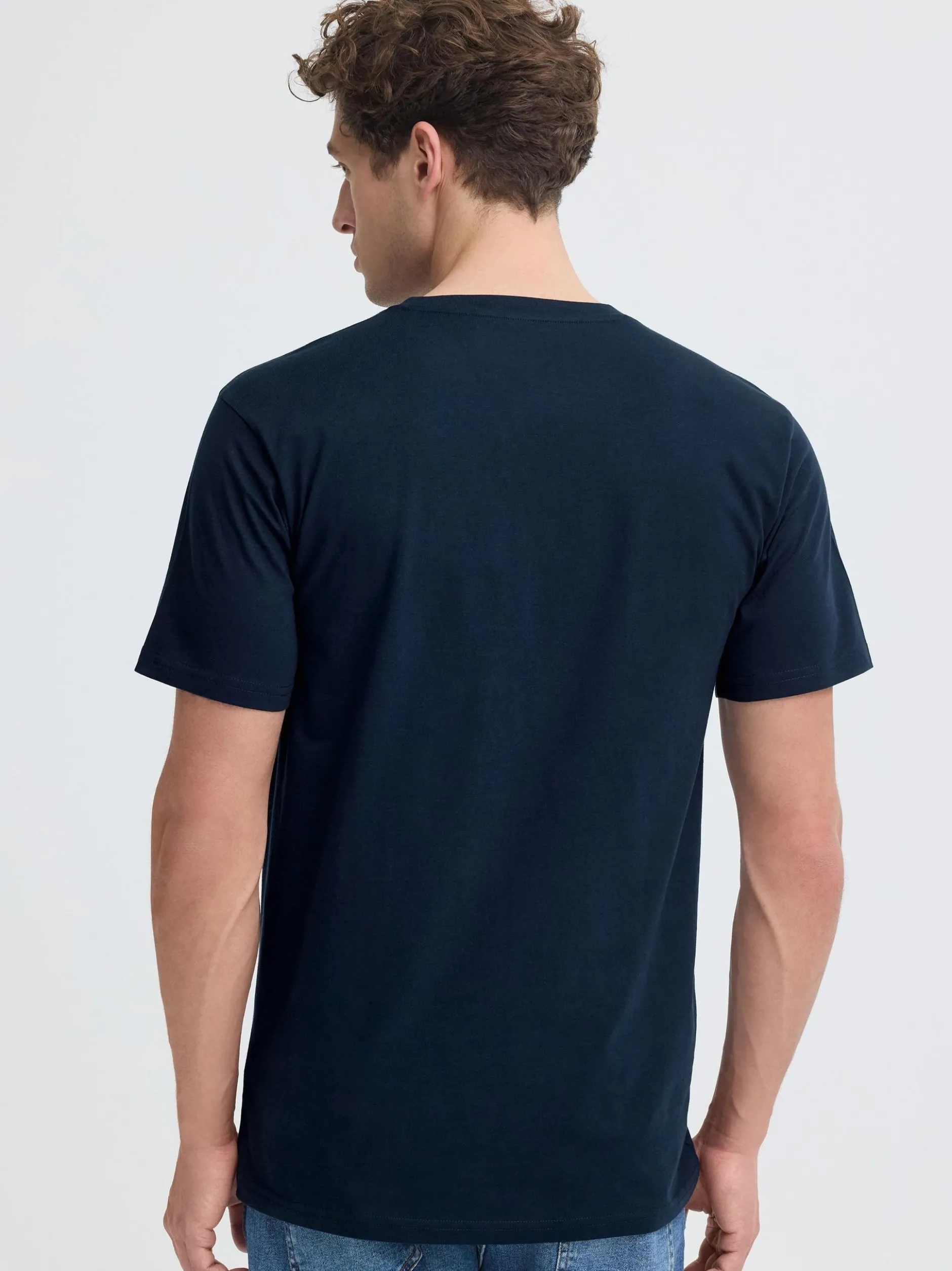 North Bend Herren Rundhalsshirt - NBCash in marine