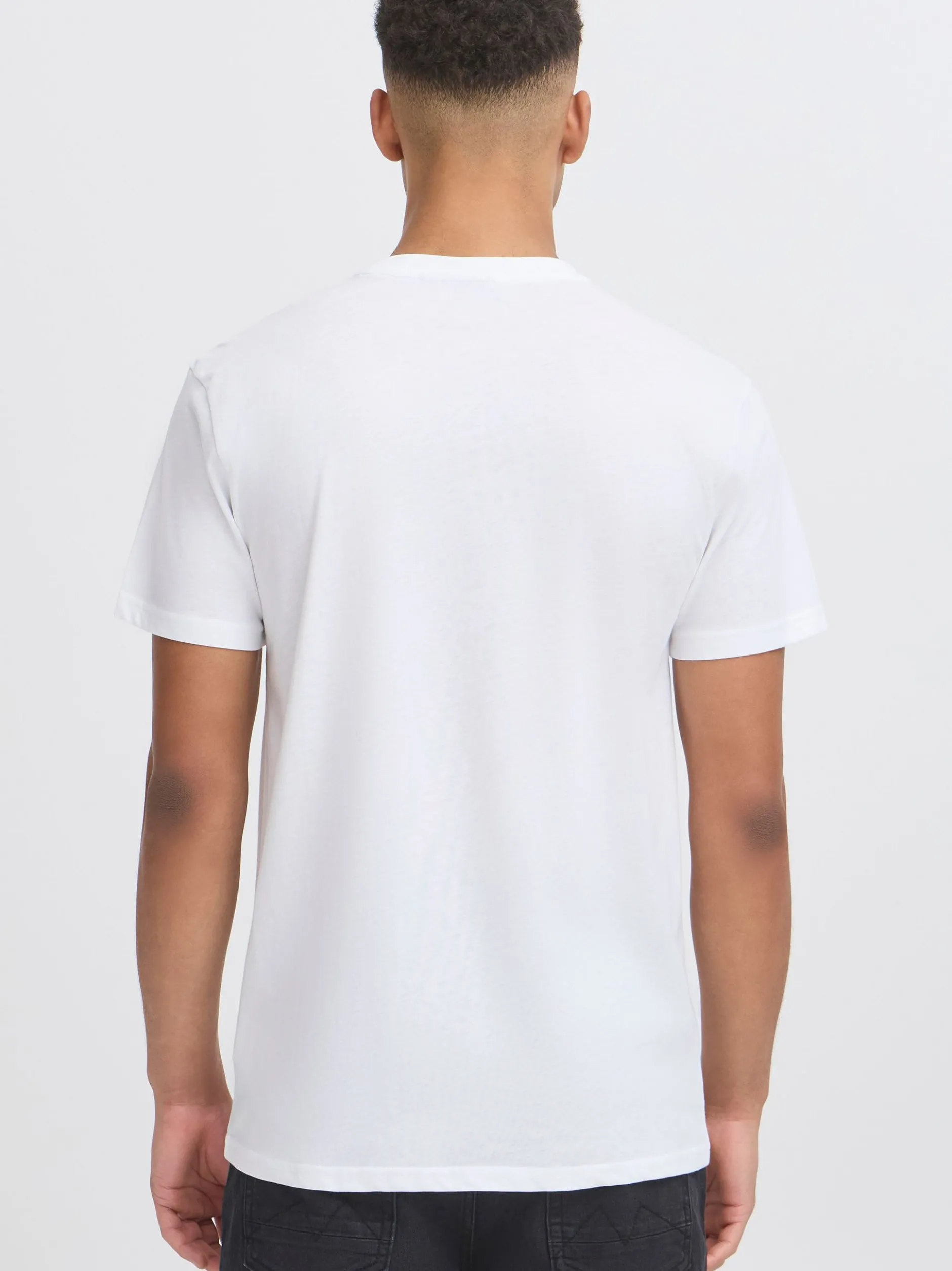 North Bend Herren Rundhalsshirt - NBGarfinkel in weiß schwarz