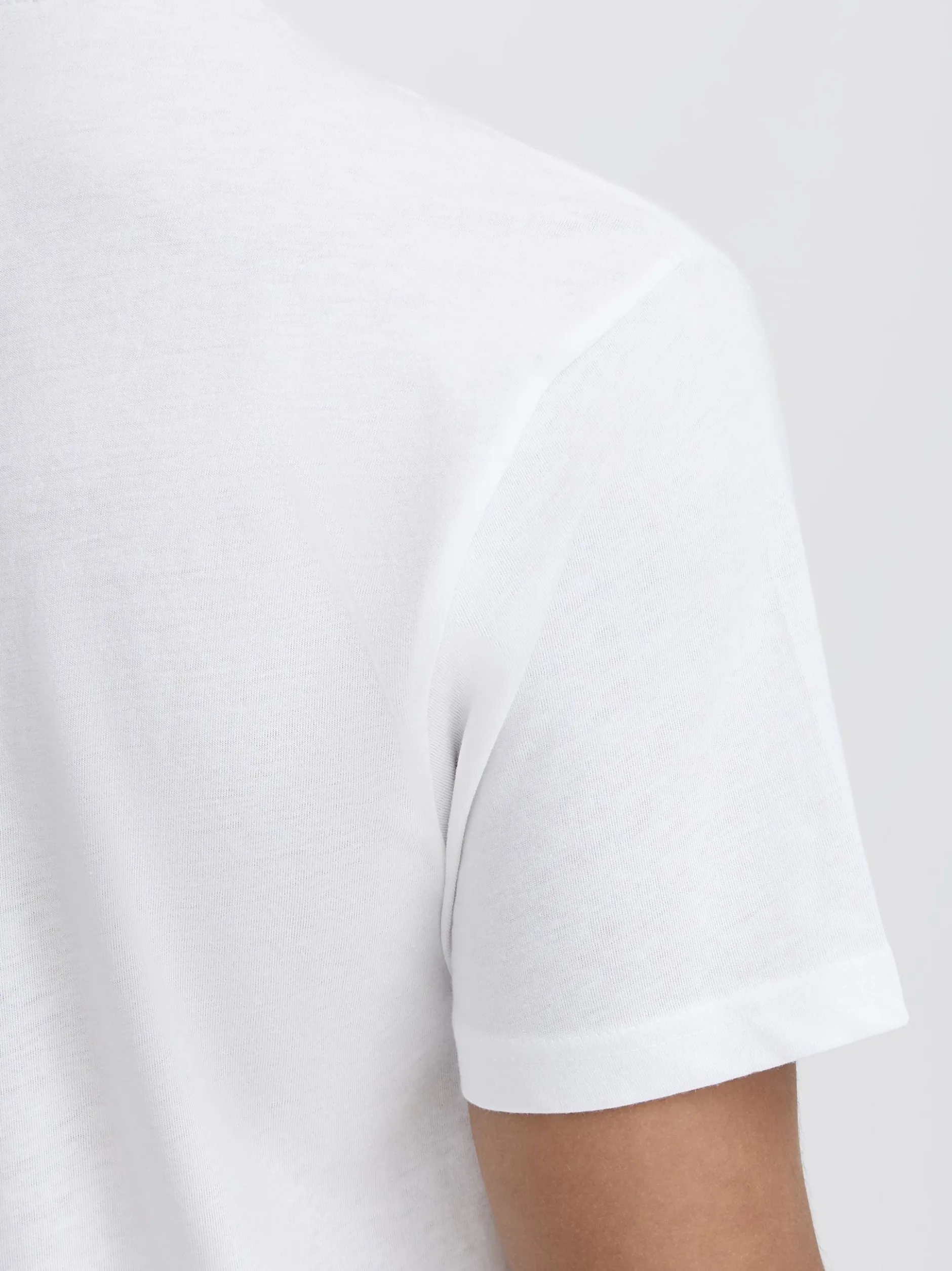 North Bend Herren Rundhalsshirt - NBGarfinkel in weiß schwarz