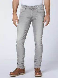 Oklahoma Jeans Herren Jeans in grau - Länge: lang