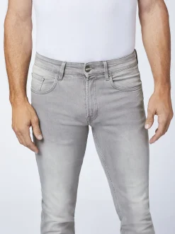Oklahoma Jeans Herren Jeans in grau - Länge: lang