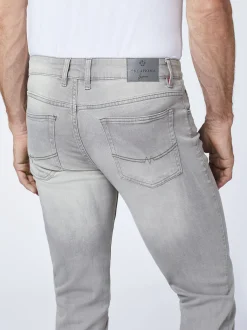 Oklahoma Jeans Herren Jeans in grau - Länge: lang