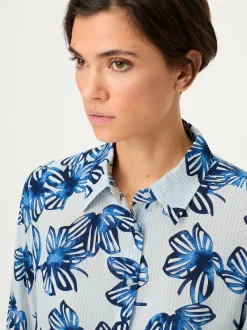 Olsen Damen Bluse in mehrfarbig - Ärmel: langarm