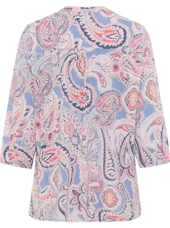 Olsen Damen Bluse in rosa - Ausschnitt: Rundhals