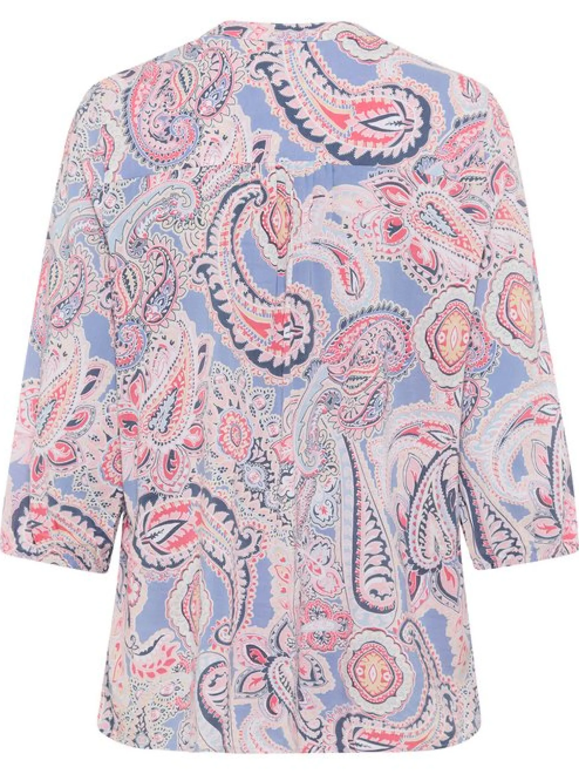 Olsen Damen Bluse in rosa - Ausschnitt: Rundhals