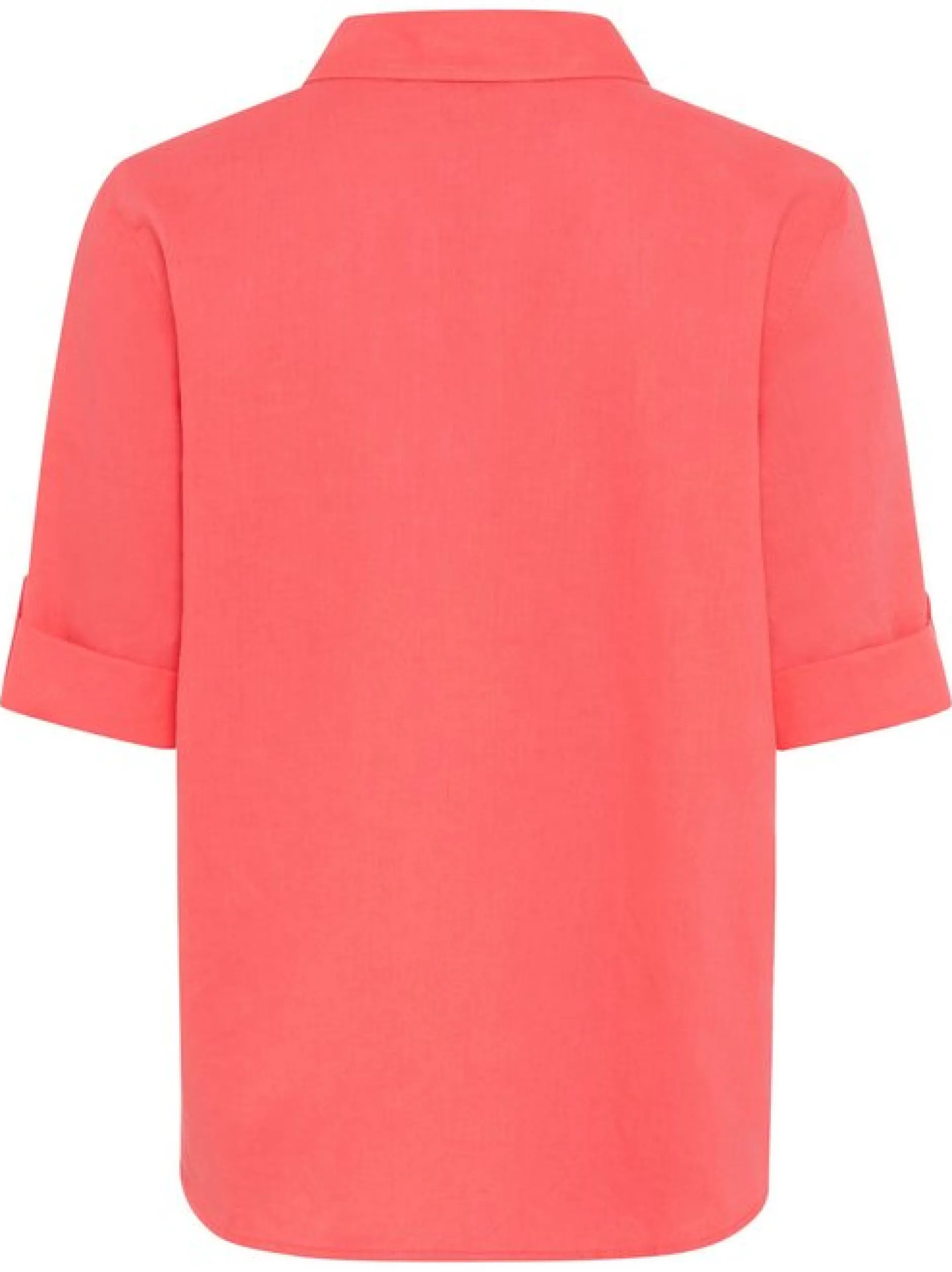 Olsen Damen Bluse in rosa - Ausschnitt: V-Ausschnitt