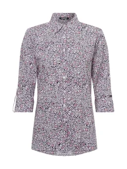 Olsen Damen Hemdbluse in pink mehrfarbig