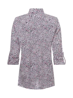 Olsen Damen Hemdbluse in pink mehrfarbig