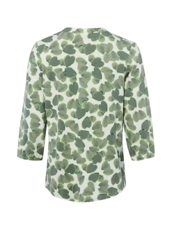 Olsen Damen Langarmshirt - Hannah in schilf weiß