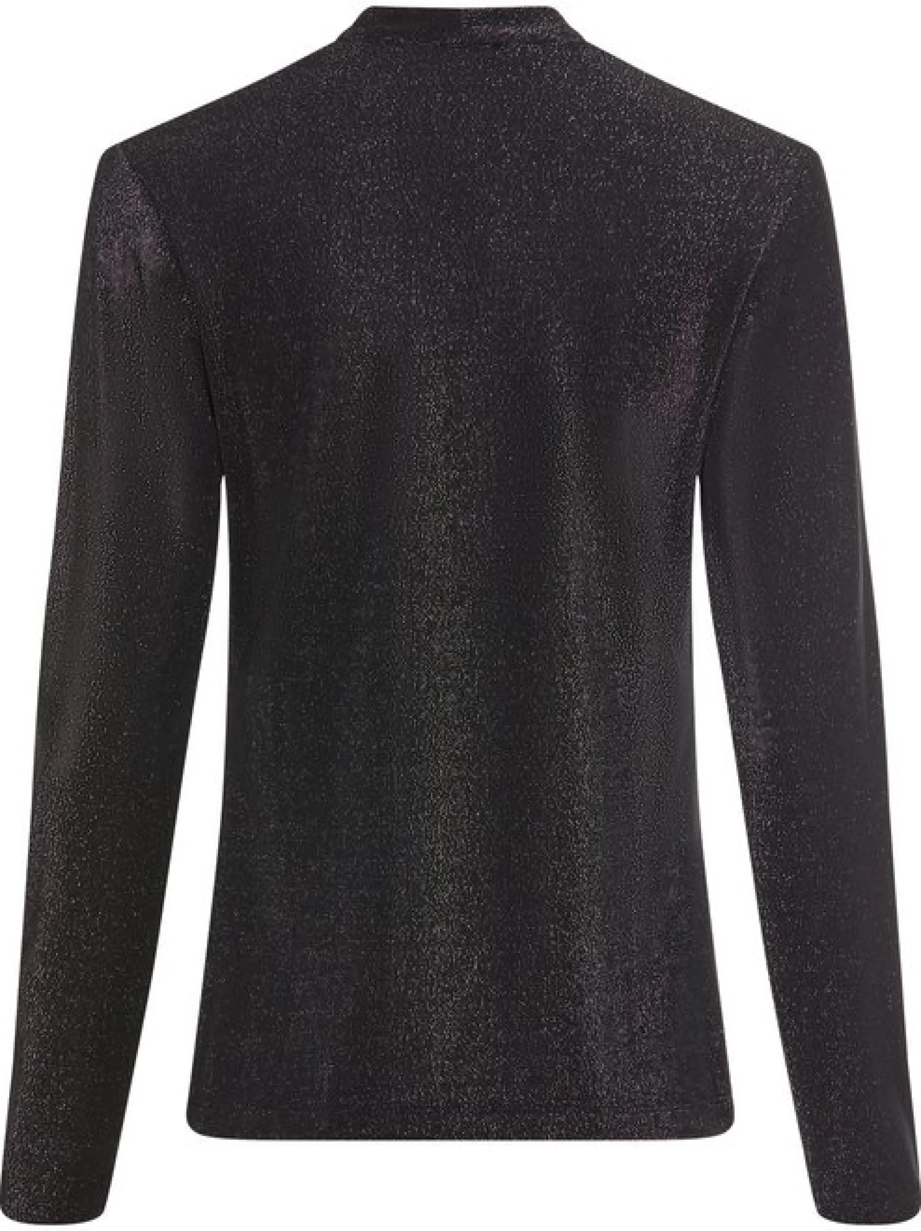 Olsen Damen Langarmshirt in schwarz - Ärmel: kurzarm
