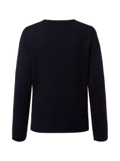 Olsen Damen Strickpullover in marine - Ärmel: langarm