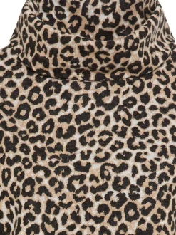 Olsen Damen Sweatshirt in beige schwarz - Ärmel: langarm