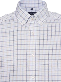 OLYMP Luxor modern fit Herren Hemd in ecru mehrfarbig