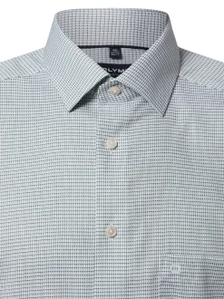 OLYMP Luxor modern fit Herren Hemd in grün marine