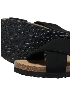 Only Shoes Damen Pantolette in schwarz