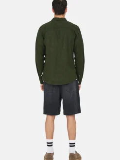 Only&Sons Herren Hemd in grün - Ärmel: langarm