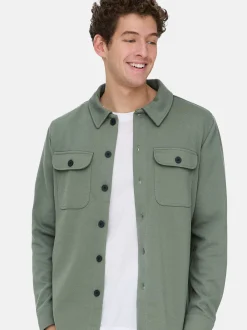 Only&Sons Herren Hemdjacke - 2er Pack Newkodyl in grün
