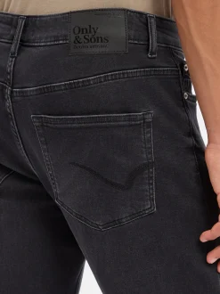 Only&Sons Herren Jeans - ONSWeft Regular in schwarz