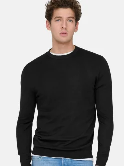 Only&Sons Herren Pullover - 2er Pack Wyler in schwarz