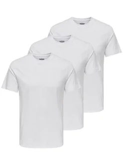 Only&Sons Herren T-Shirt - 3er Pack MAX in weiß