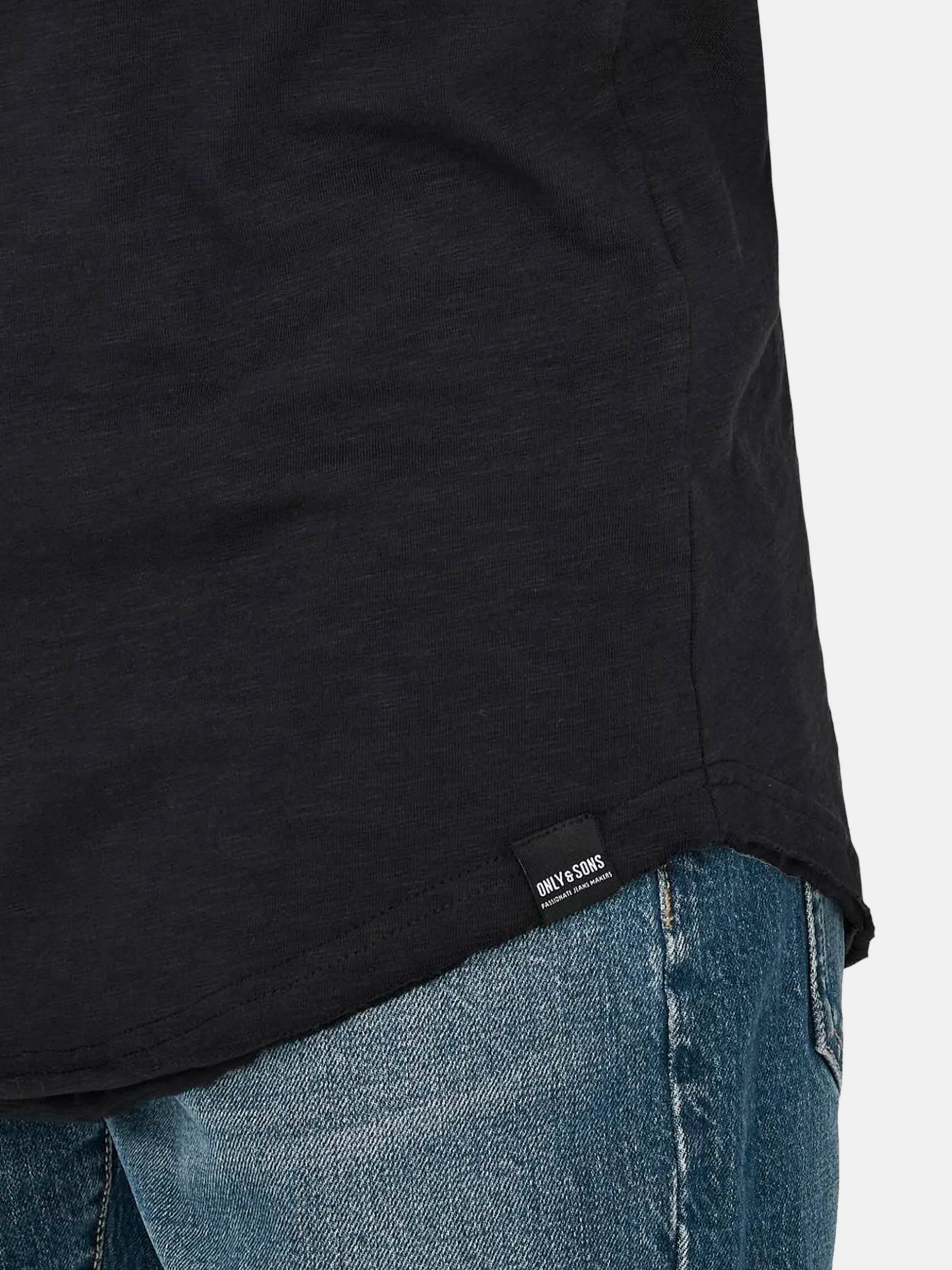 Only&Sons Herren T-Shirt - 3er Pack ONSBENNE in schwarz