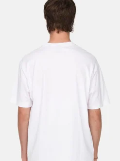 Only&Sons Herren T-Shirt - 2er Pack Onsfred in weiß
