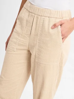 Opus Damen Hose - Myha corduroy in beige - Länge: lang
