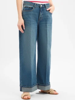 Opus Damen Jeans - Miva Valentine in medium stone