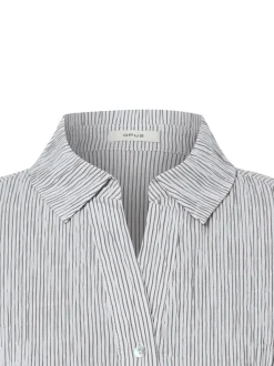 Opus Damen Kurzarmbluse - Fannu in weiß khaki