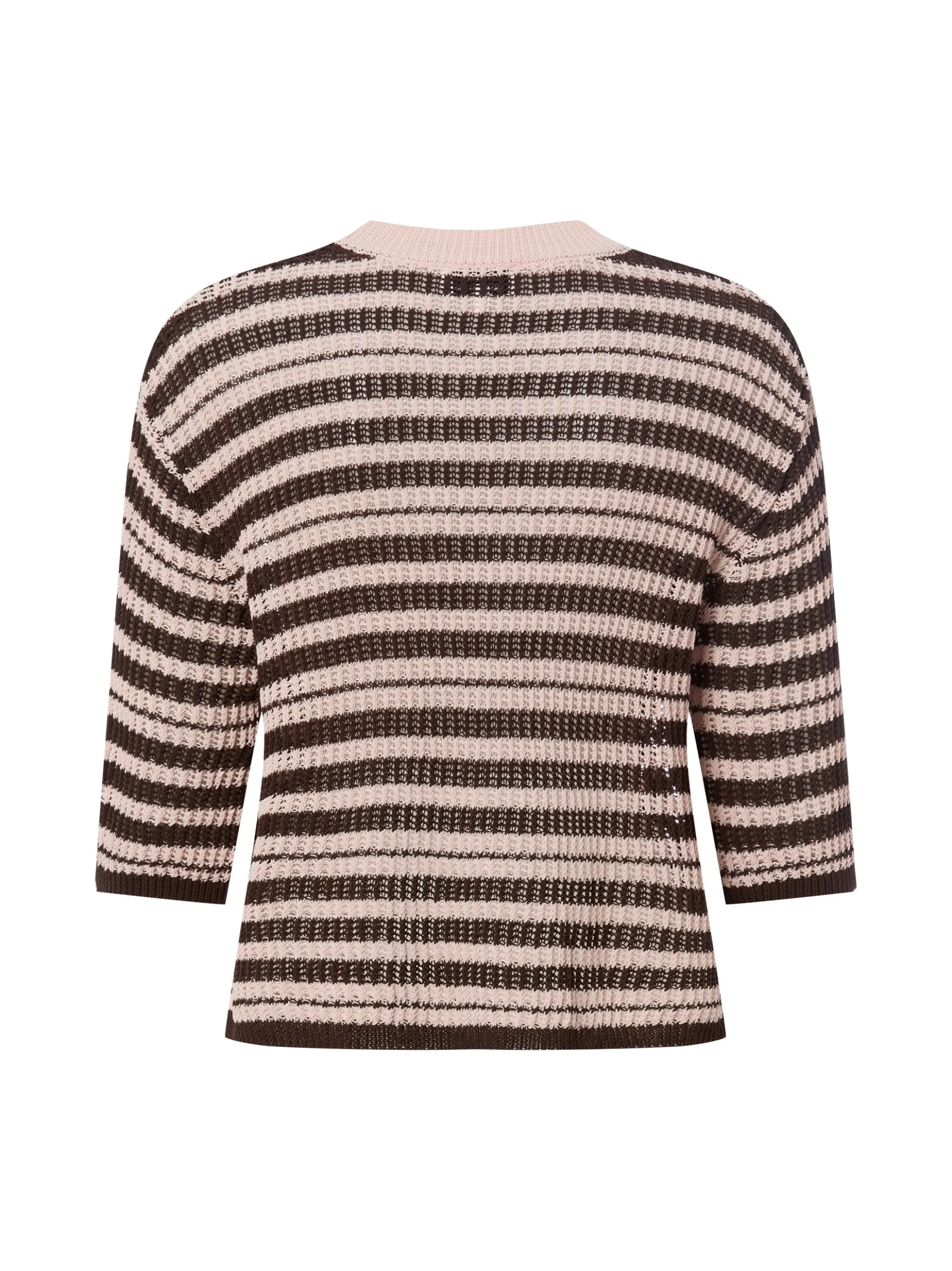 Opus Damen Kurzarm-Strickpullover - Punny in rosa