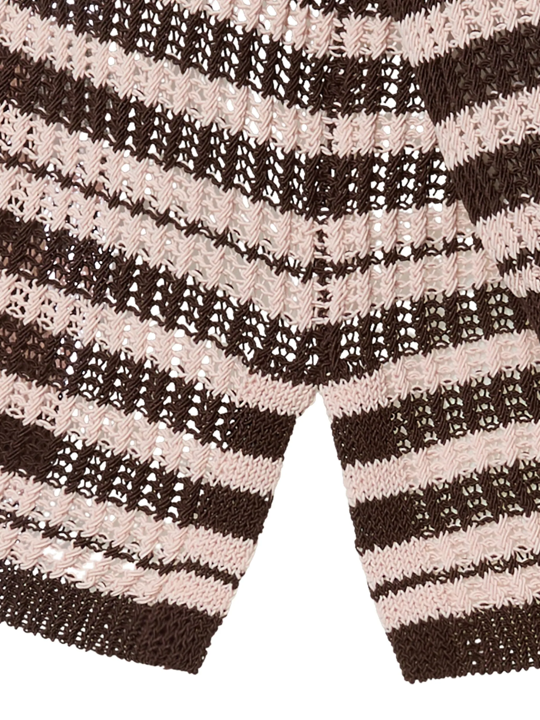 Opus Damen Kurzarm-Strickpullover - Punny in rosa