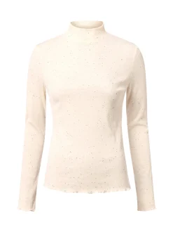 Opus Damen Langarmshirt - Suhanna curly in ecru