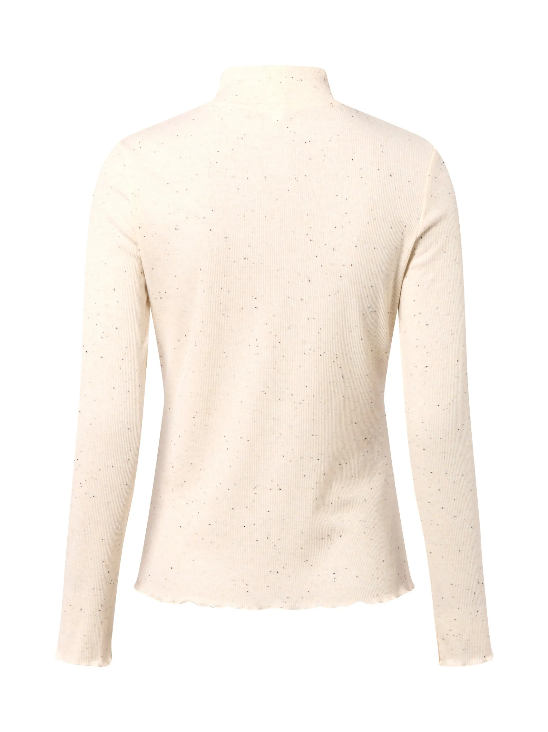 Opus Damen Langarmshirt - Suhanna curly in ecru