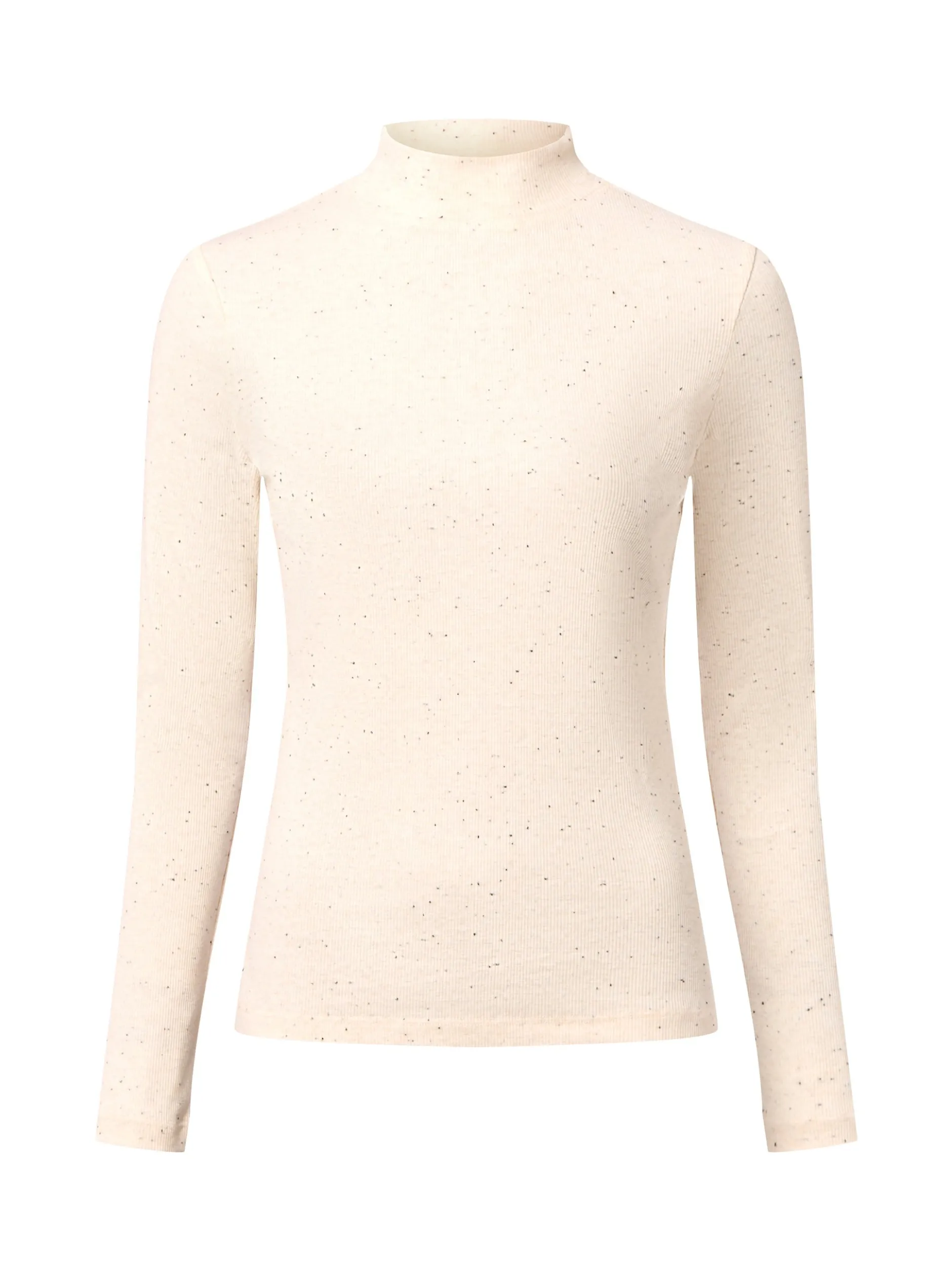 Opus Damen Langarmshirt - Suhanna in ecru