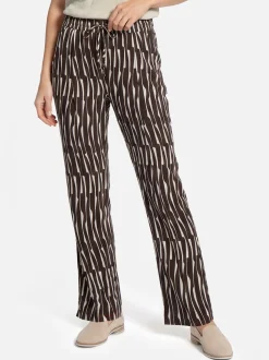 Opus Damen Schlupfhose - Marou Bamboo in schoko ecru