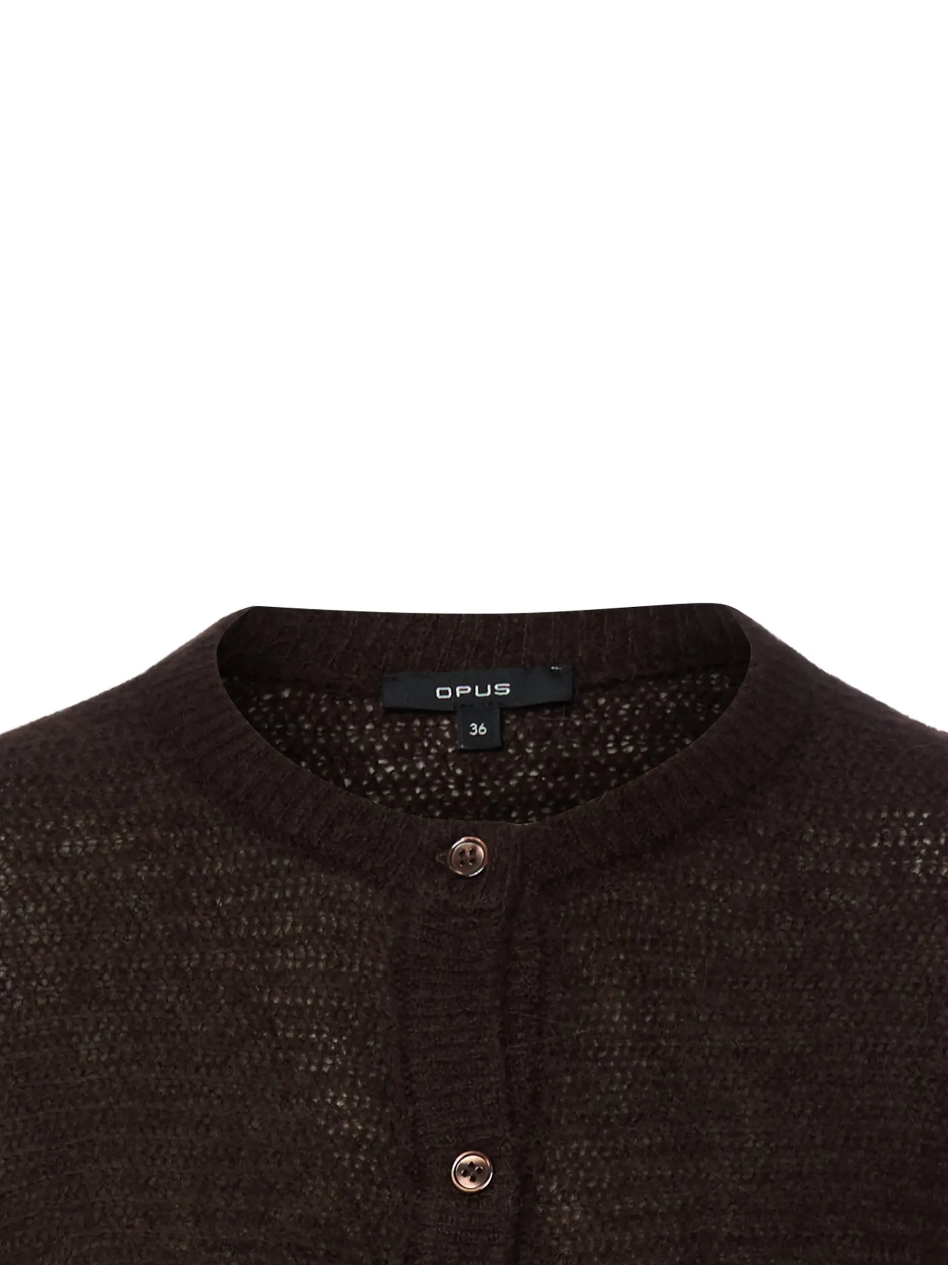 Opus Damen Strickjacke - Daris in schoko