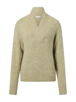 Opus Damen Strickpullover mit Alpaka- und Woll-Anteil - Ponelope in lind