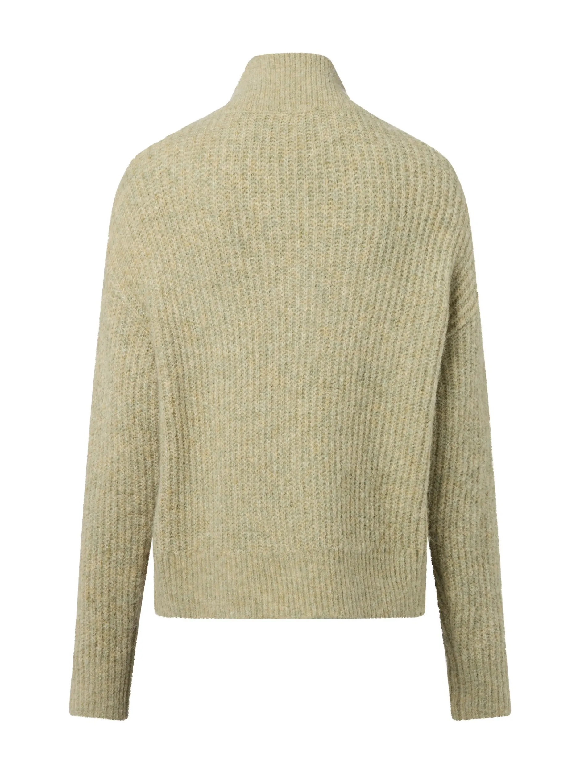 Opus Damen Strickpullover mit Alpaka- und Woll-Anteil - Ponelope in lind