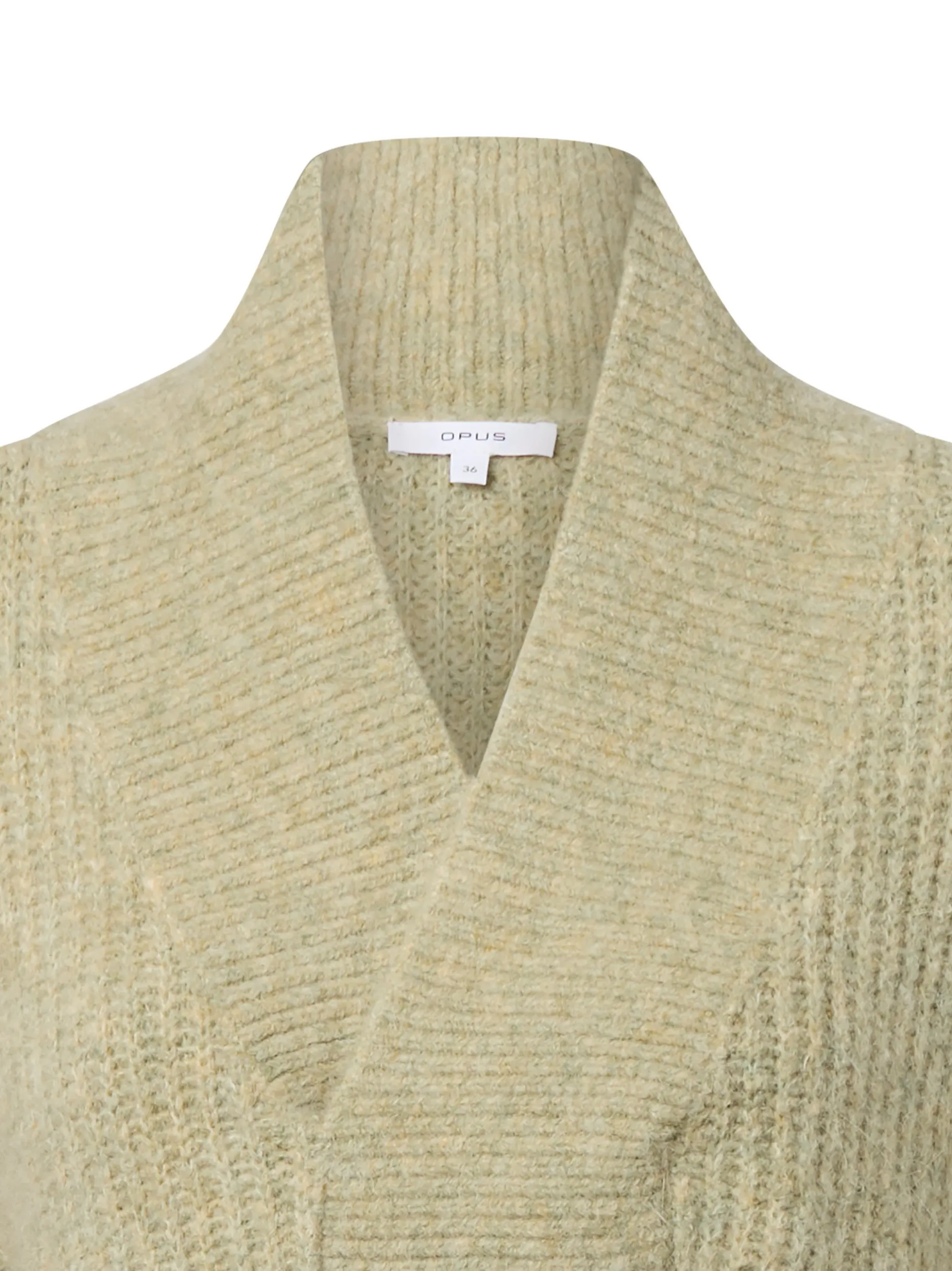 Opus Damen Strickpullover mit Alpaka- und Woll-Anteil - Ponelope in lind