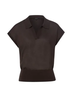Opus Damen Strickshirt - Posara in schoko