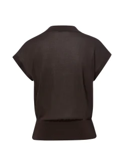 Opus Damen Strickshirt - Posara in schoko