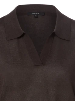 Opus Damen Strickshirt - Posara in schoko